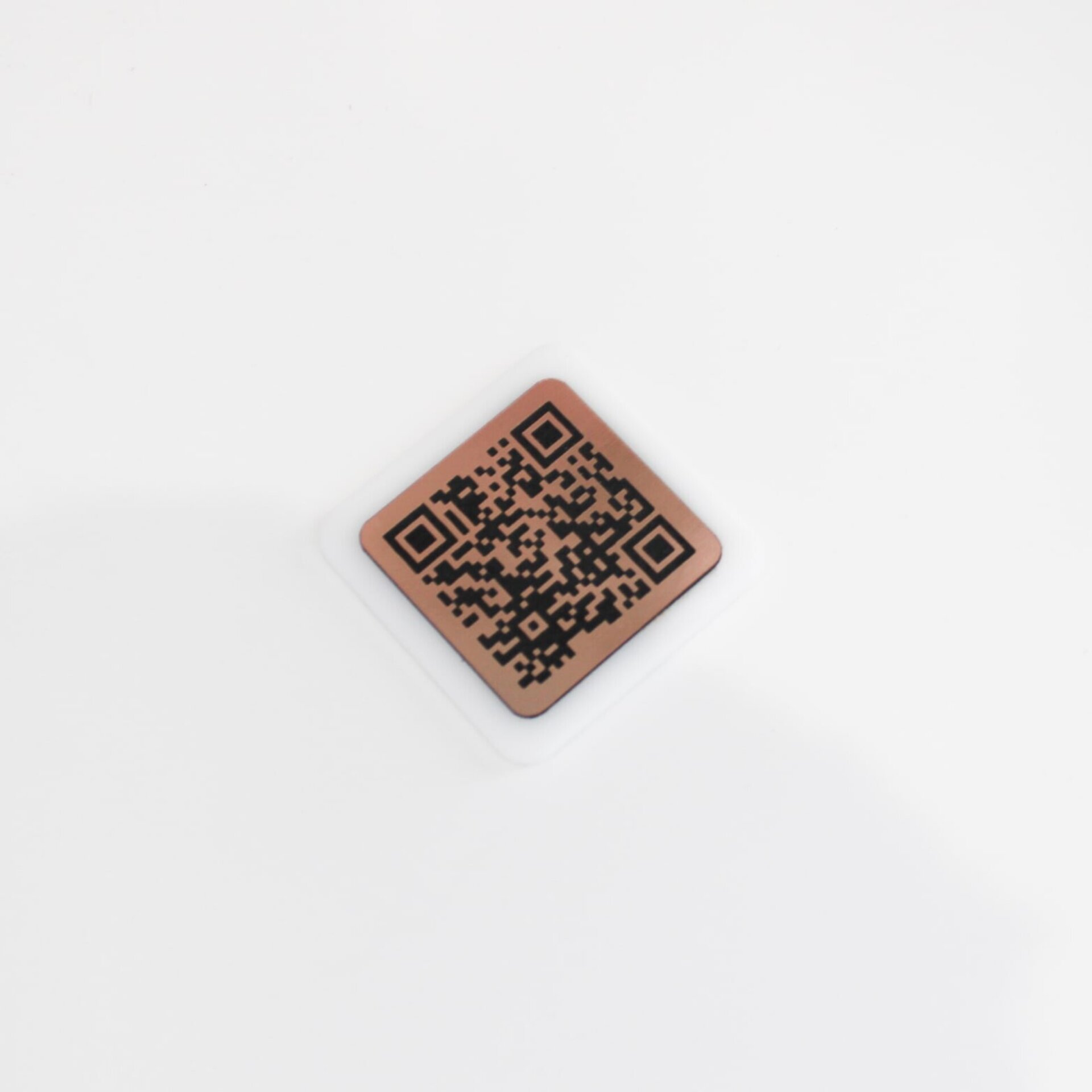 Placa QR mini metacrilato Blanco - 6