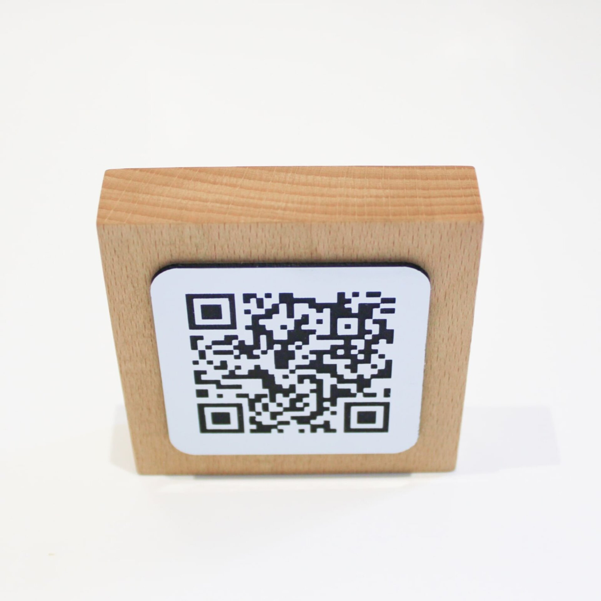 Taco QR madera Haya XL 2cm - 4