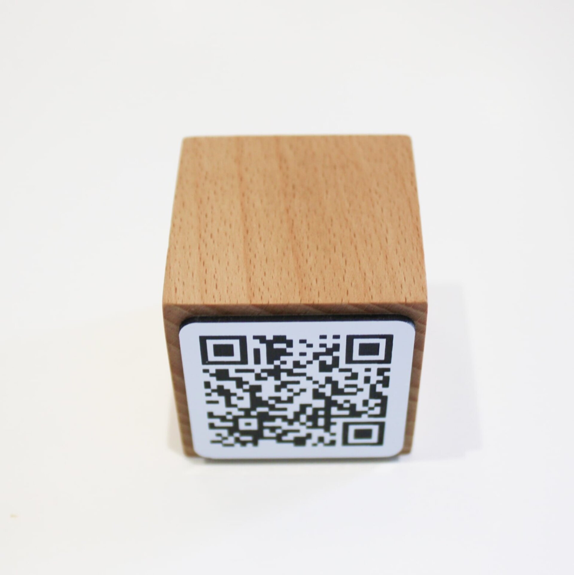 Cubo QR madera Haya natural - 3