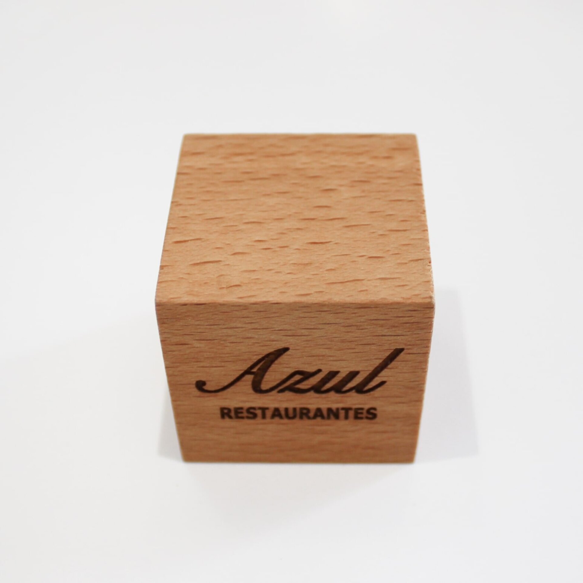 Cubo QR madera - 2