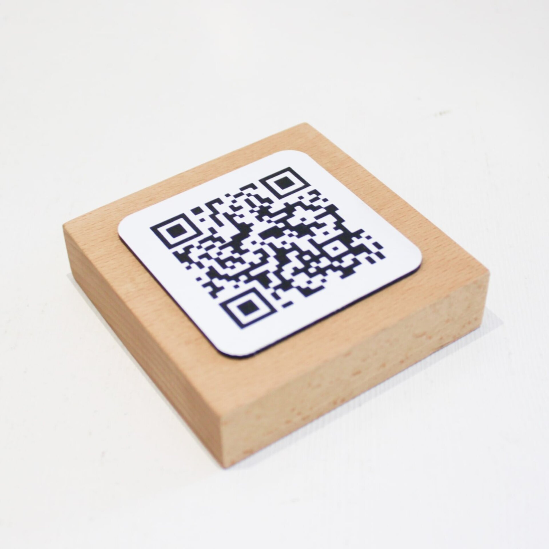 Taco QR madera Haya XL 2cm - 3