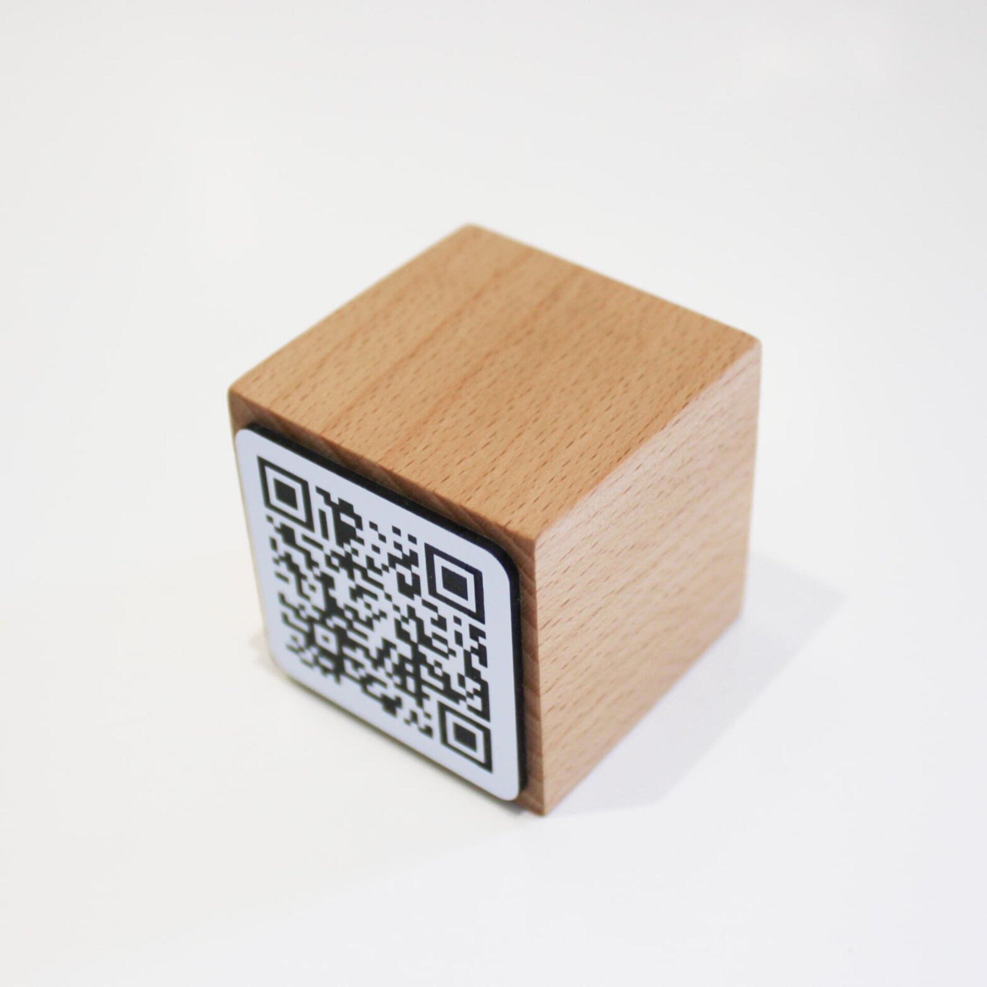 Cubo QR madera Haya natural - 2